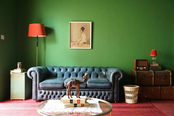 Banksy walled off interiors